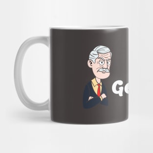 Geezer in jacket and tie Mug